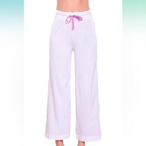 Sundry cropped flare sweat pants light violet color